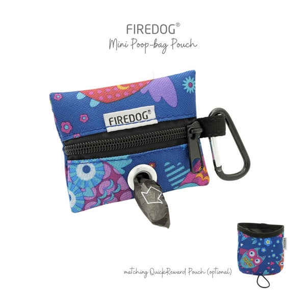 Firedog Mini Poop-bag Kakkapussikotelo, Happy Owls