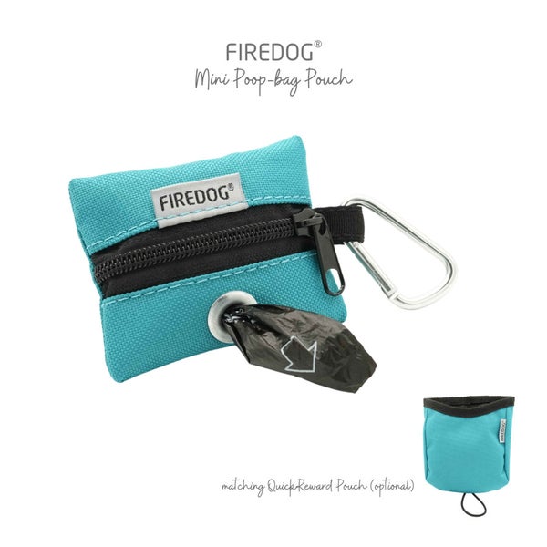 Firedog Mini Poop-bag Kakkapussikotelo, Baby Blue