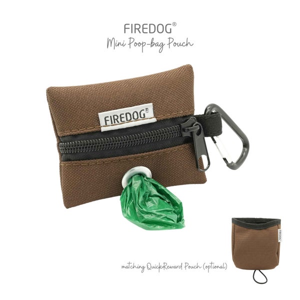Firedog Mini Poop-bag Kakkapussikotelo, Brown