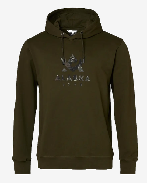 Alaska Camo Logo Huppari, Night Green