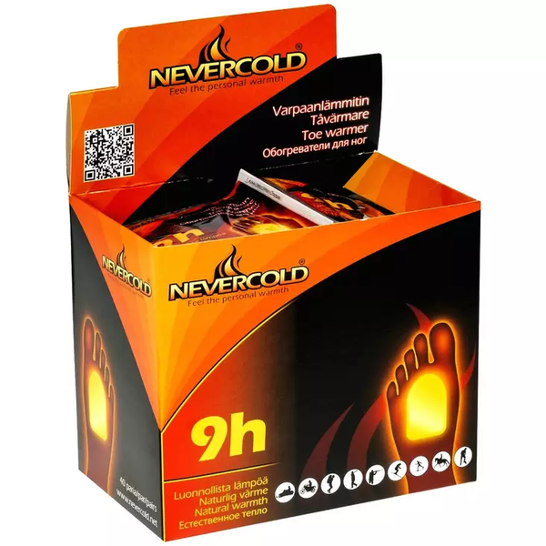Nevercold Varpaidenl&auml;mmitin Tukkupakkaus 40kpl
