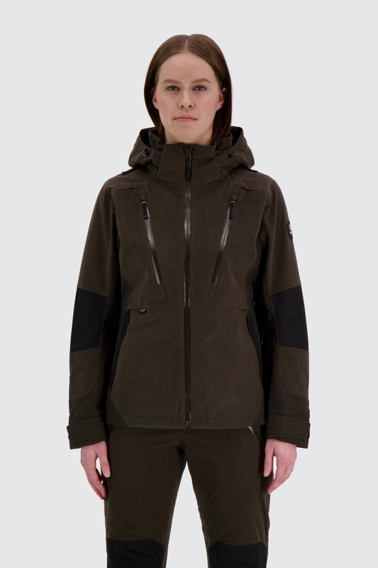 Alaska Superior Pro Naisten Takki, Brown-Black