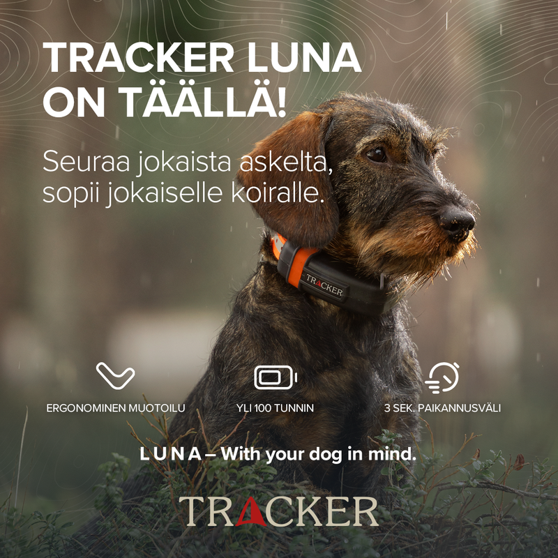 Tracker Luna 4G Koiratutka + 50&euro; Lahjakortti