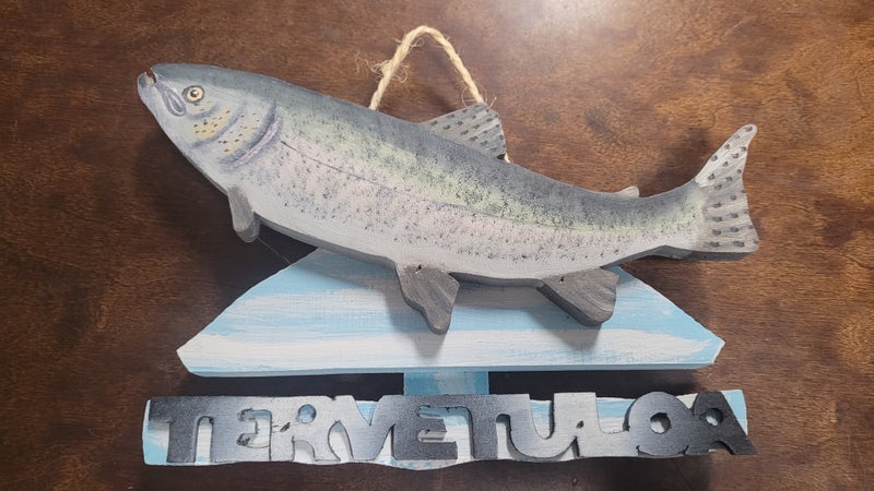 Tervetuloakyltti riista-aiheinen