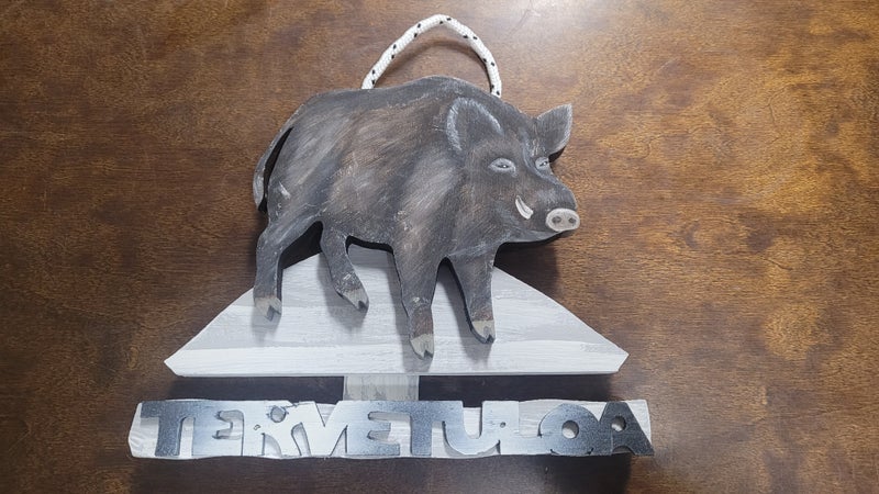 Tervetuloakyltti riista-aiheinen