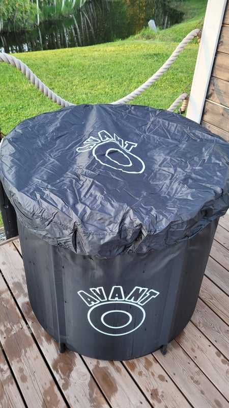 Avant0 Kylm&auml;allas 80x80cm, Musta