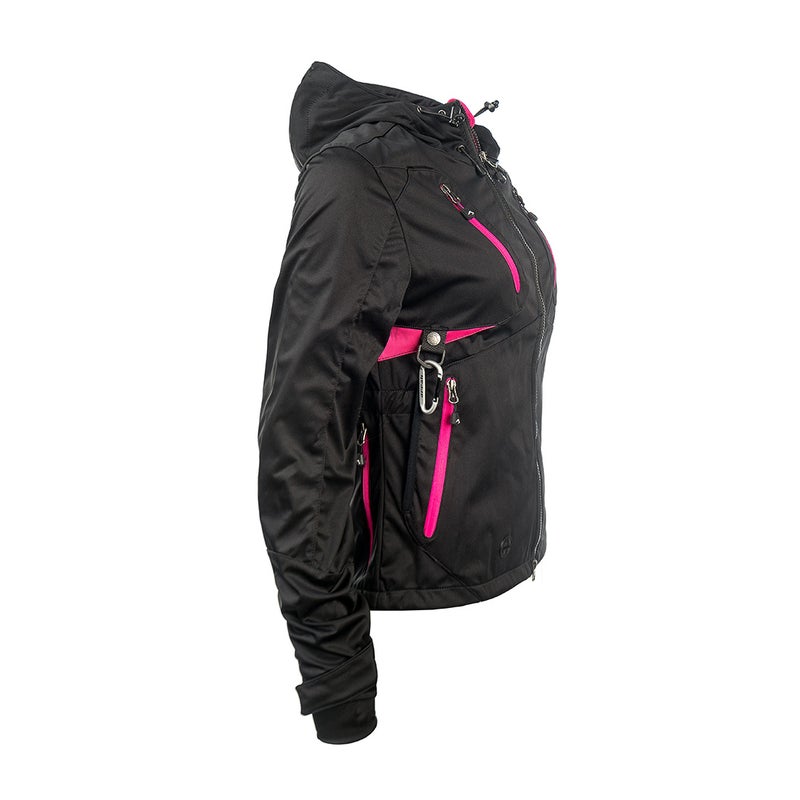 Arrak Outdoor Akka Softshell Takki Naisille, Musta/Pinkki
