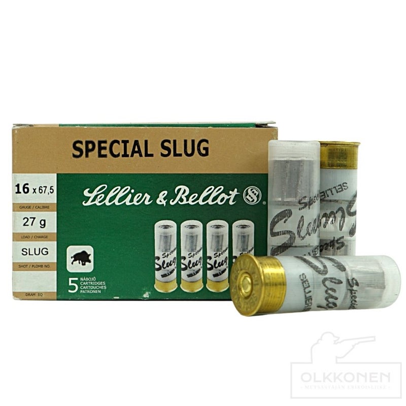 Sellier & Bellot Special Slug 16/67,5 T&auml;yteinen 27g 5kpl