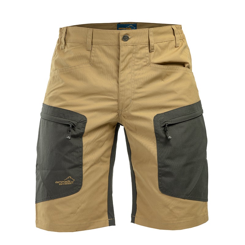 Arrak Outdoor Active Stretch Miesten Shortsit, Khaki