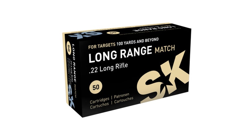SK .22 LR Long Range Match Pienoiskiv&auml;&auml;rin Patruuna 50kpl