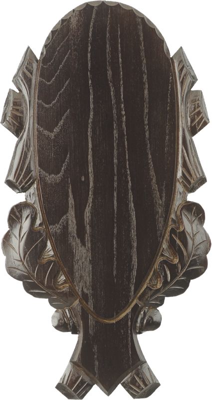 Trofee Taustalevy Peura3 20x40cm Kaiverrettu, Tumma