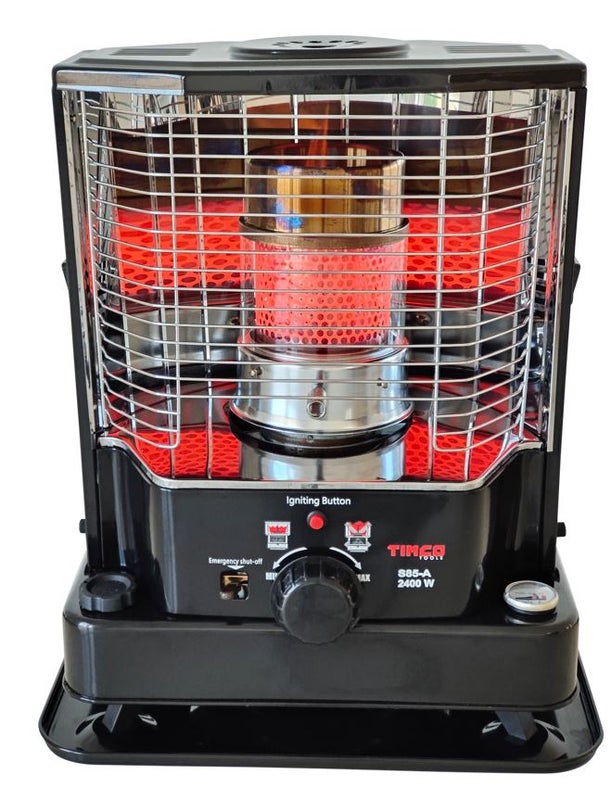 Timco S-85A 2,4kW Petroolil&auml;mmitin Piezolla