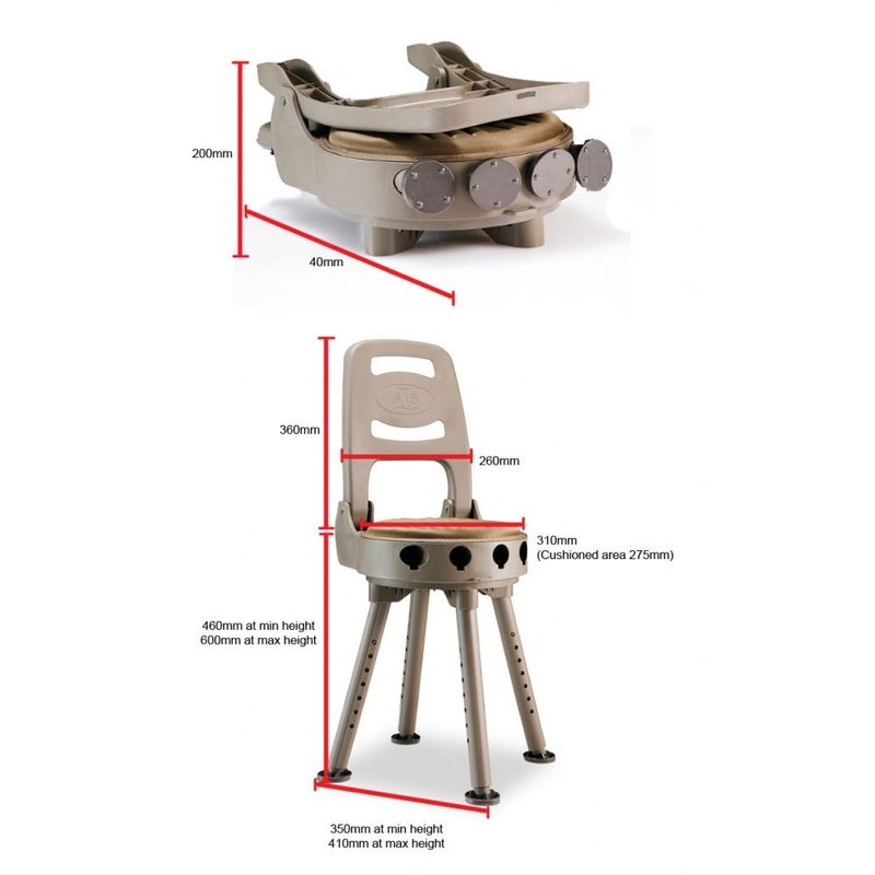 Bergara Quake Er&auml;tuoli 360 Astetta