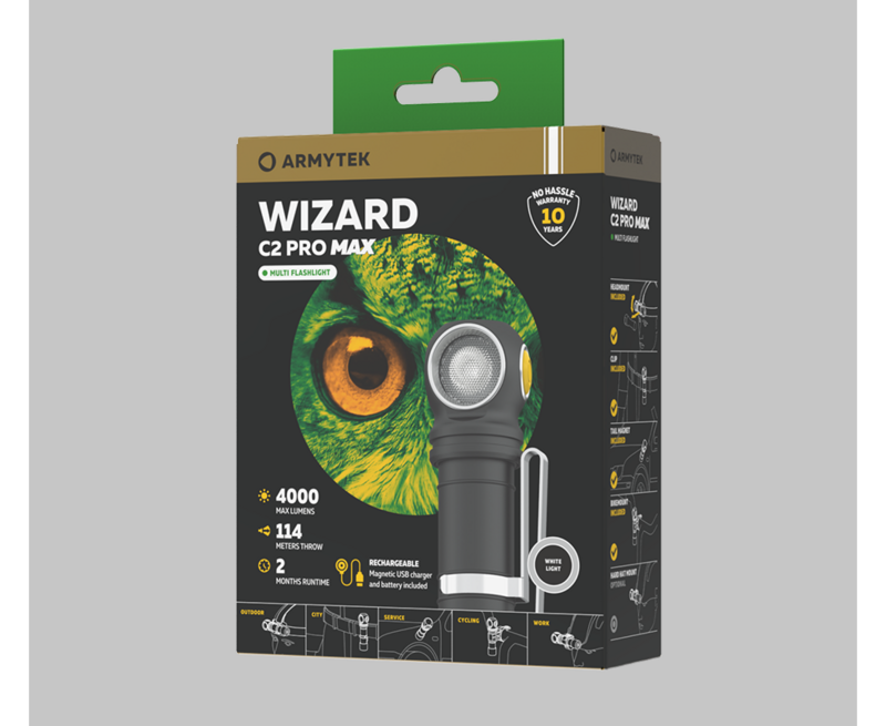 Armytek Wizard  C2 Pro Max USB Monitoimivalaisin