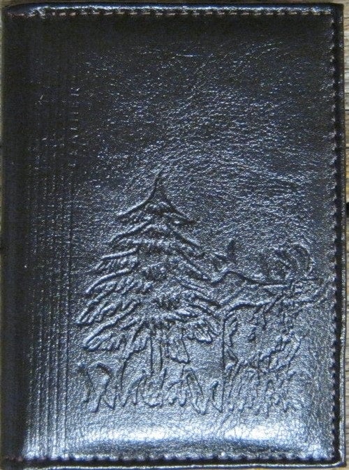 Nahkainen Aselupakansio