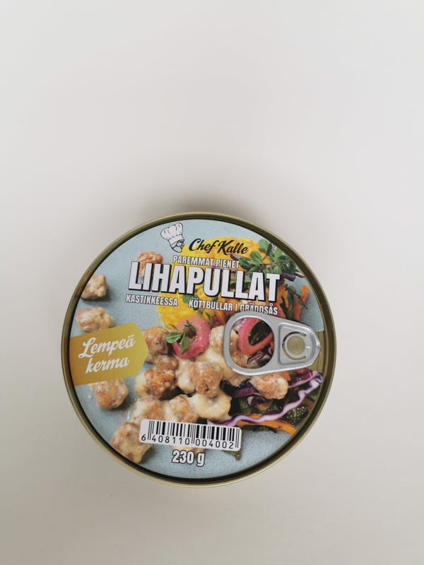 Chef Kallen Paremmat Pienet Lihapullat, Lempe&auml; Kerma