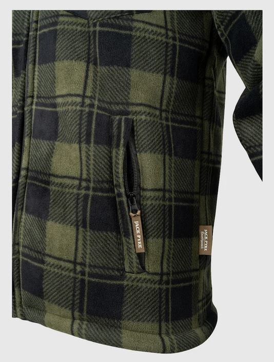 Jack Pyken Vetoketjullinen Paita, Vihre&auml;