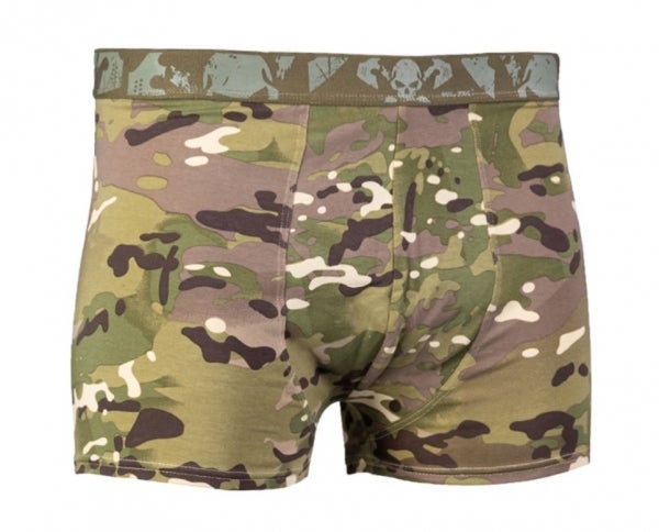 Mil-Tec Multitarn Skull Camo Bokserit 2kpl etupuoli