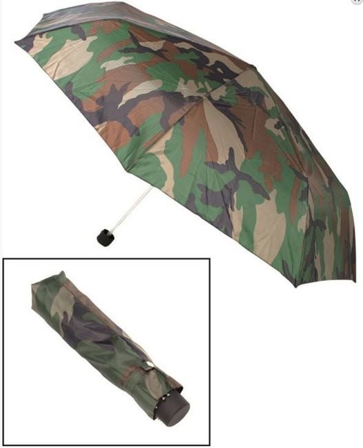 Mil-Tec Pocket Sateenvarjo, Woodland
