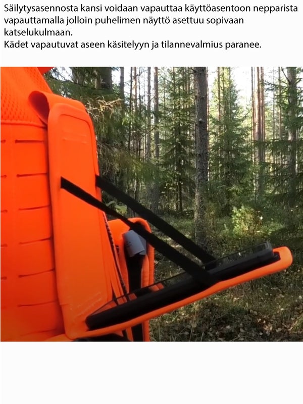 Nuka-Trail Tutkapuhelinkotelo , MOLLE Kiinnitys