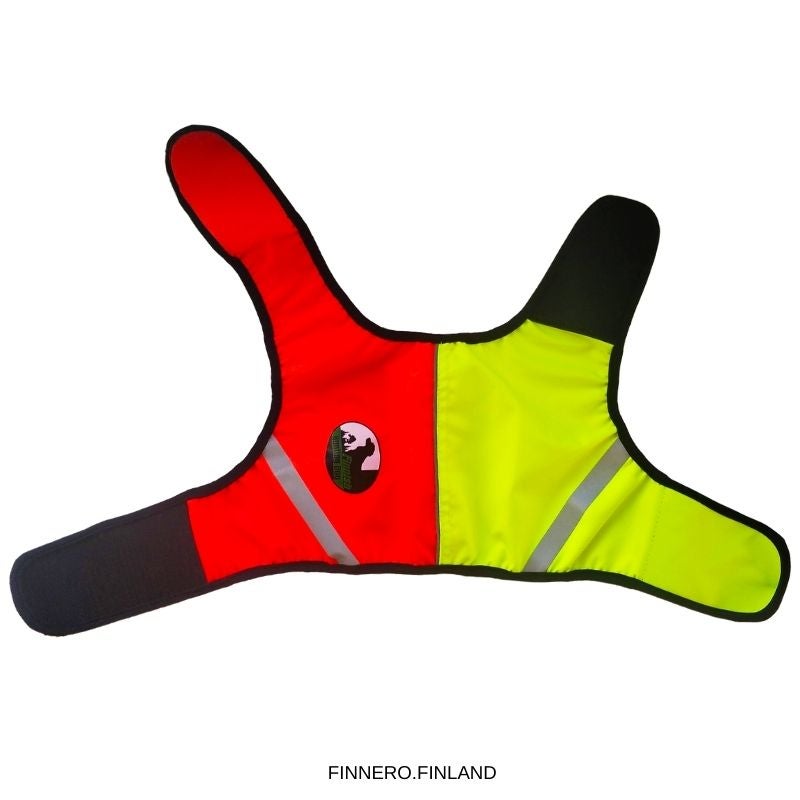 Finnish Huntingdog&reg; Ukko 2-V&auml;rinen Koiran huomioliivi Koko XS