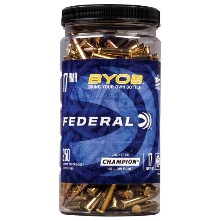 Federal .17HMR  BYOP HP 17gr 250 kpl