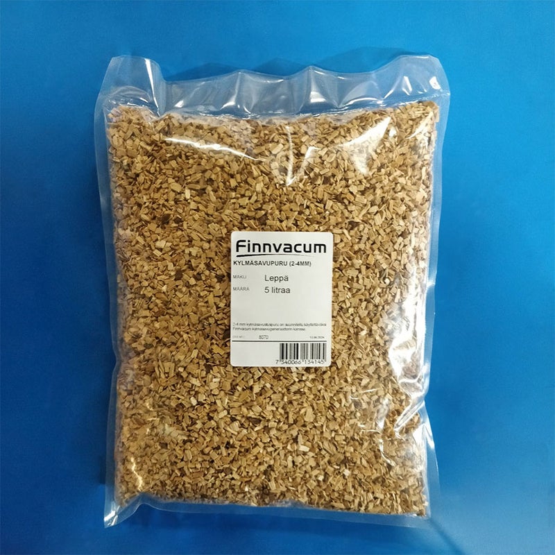 Finnvacum Savustuspuru Lepp&auml; 2-4 mm, 5L
