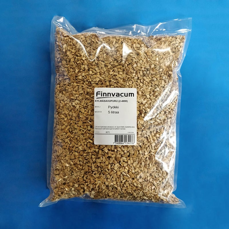 Finnvacum Savustuspuru Py&ouml;kki 2-4 mm, 5L