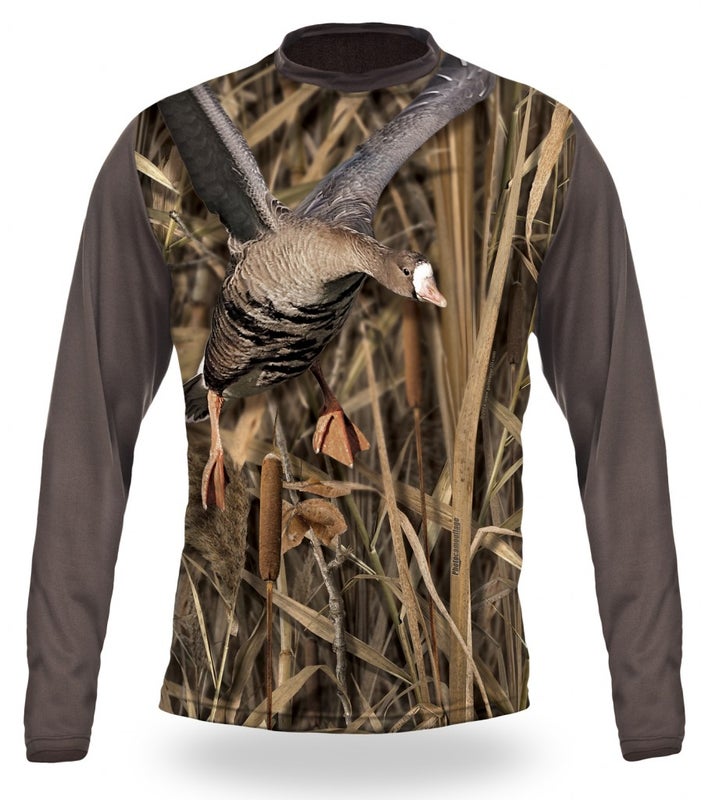 Hillman 3D riistapaita pitk&auml;hihainen hanhi