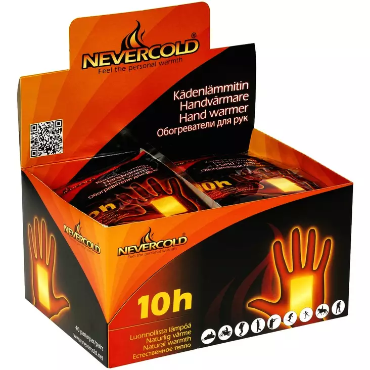 Nevercold K&auml;denl&auml;mmitin Tukkupakkaus 40kpl