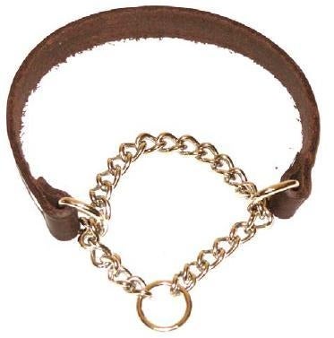 Nahkainen puolikuristava panta 60