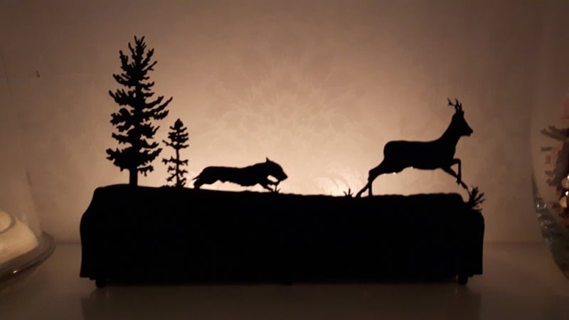 HuntSteel tuikkuteline M&auml;yr&auml;koira ja Kauris