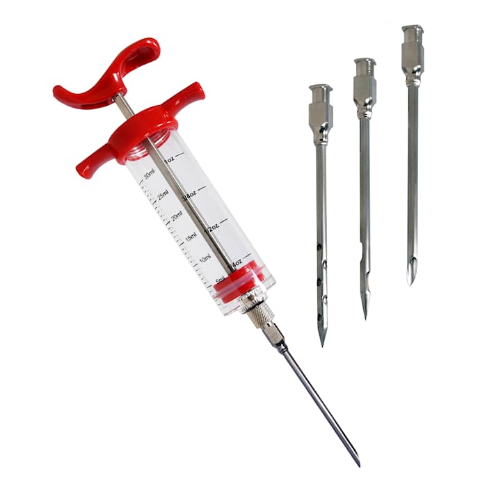 Suolavesi & Marinadiruisku, sis. 3 neulaa