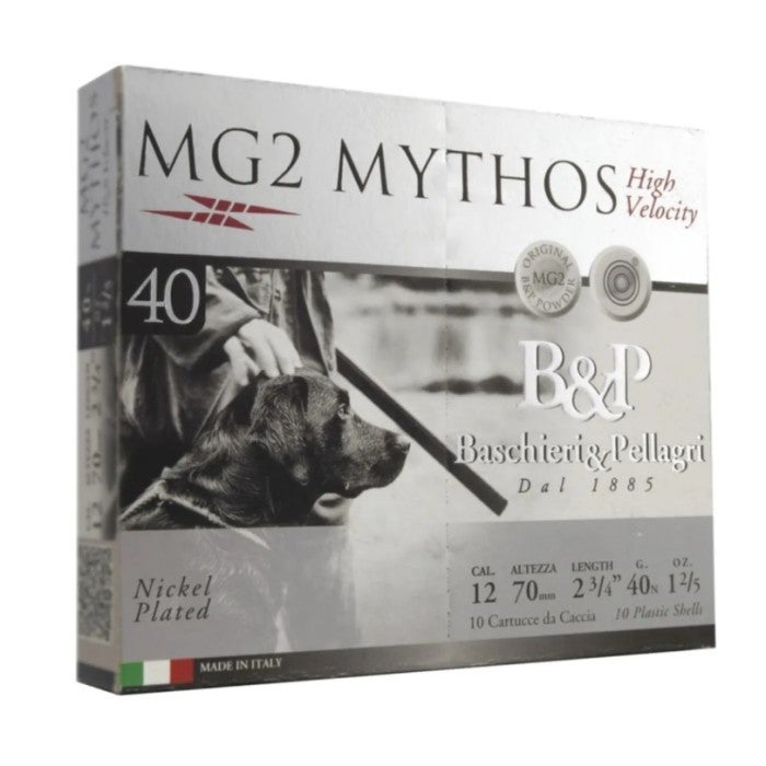 B&P MG2 Mythos 40g HV Niklattu 12/70 10kpl
