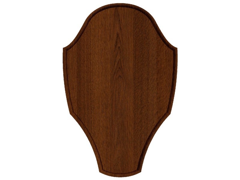 Trofee Taustalevy Hirvi 31x47cm, Tumma